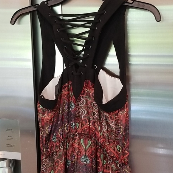 💕ADELYN RAE💕 Sleeveless Pattern Maxi Dress - Picture 8 of 11